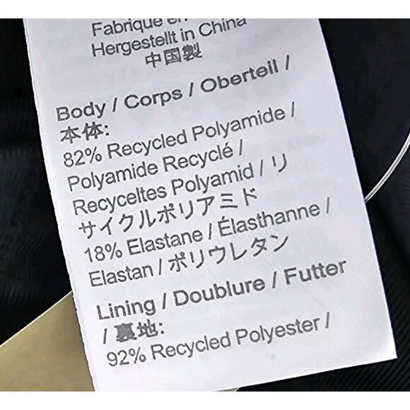 J Crew Swim Top 2X Black O Ring Tie Shoulder Square Neck Bikini Padded BF175 - Picture 10 of 11